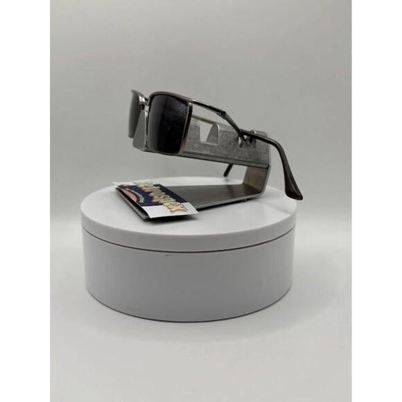 Vintage Y2K Eyeglasses | NOS | Narrow Metal Style | Grey Sun | Brooks Brothers - Picture 5 of 10